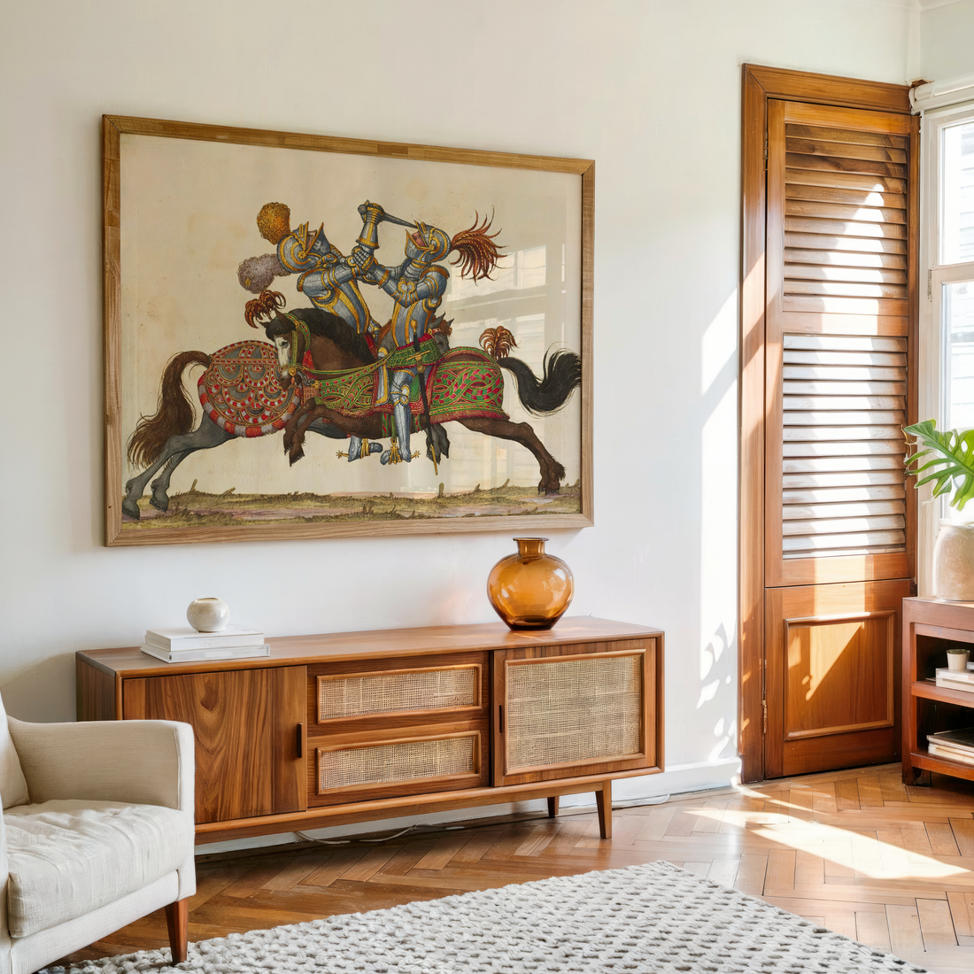 17th-century European combat scene with medieval warriors