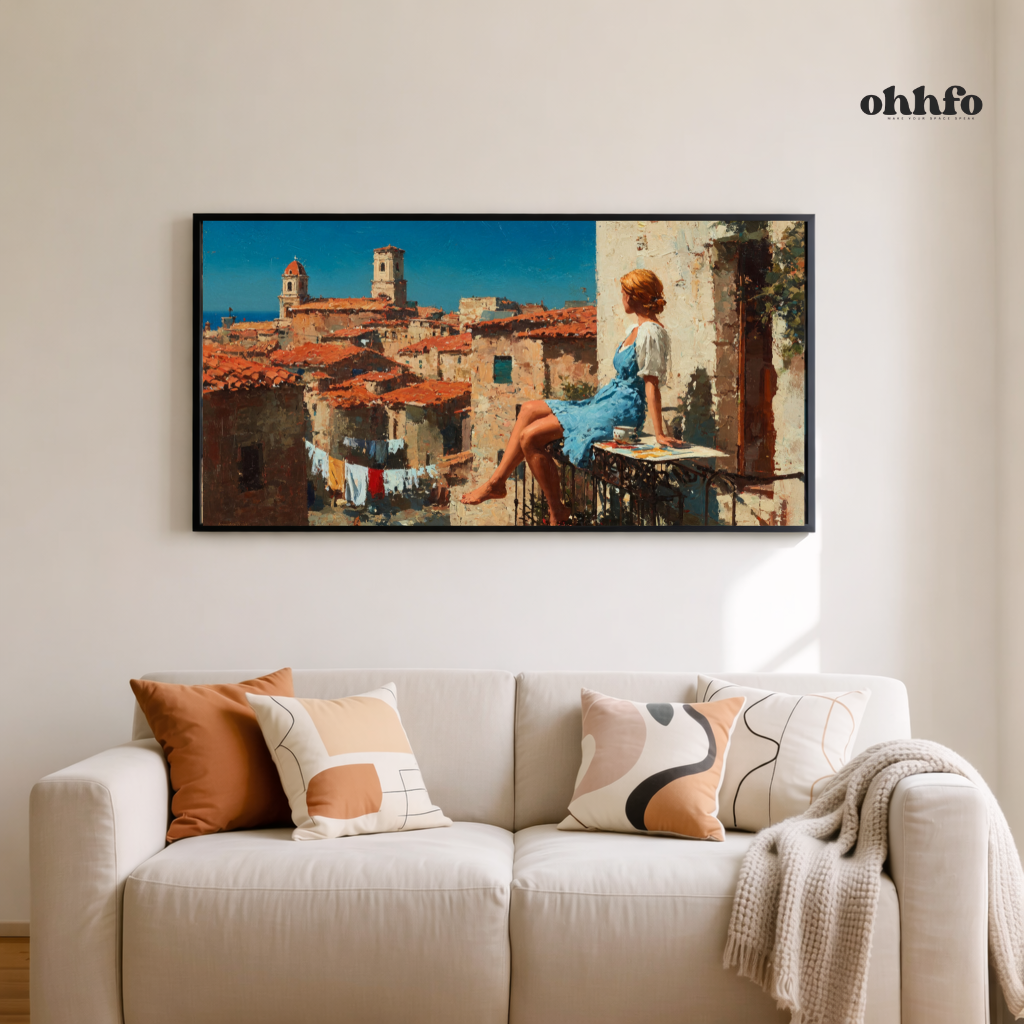 Mediterranean Balcony Wall Art