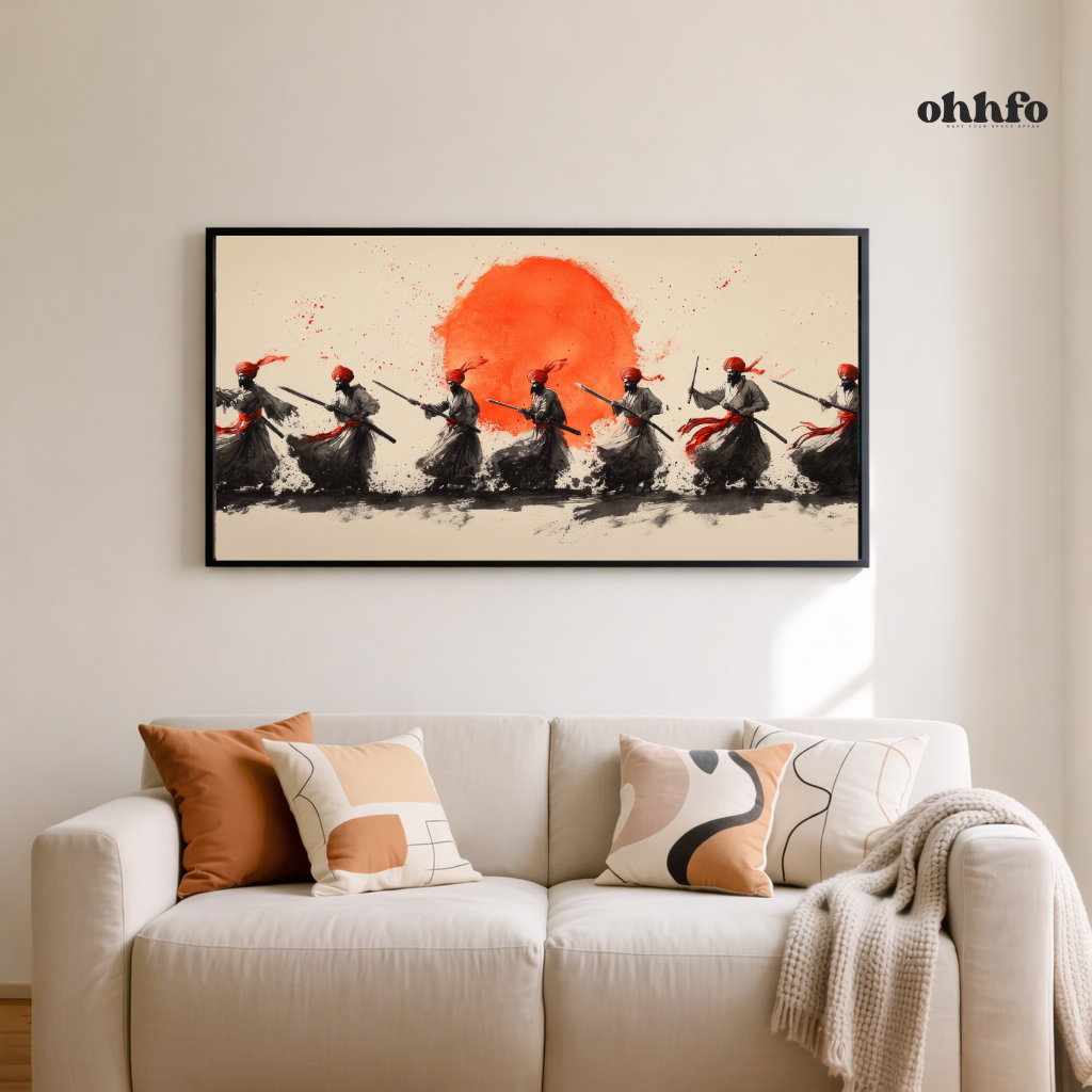 Tranquil Riverside Hut Sunset Wall Art