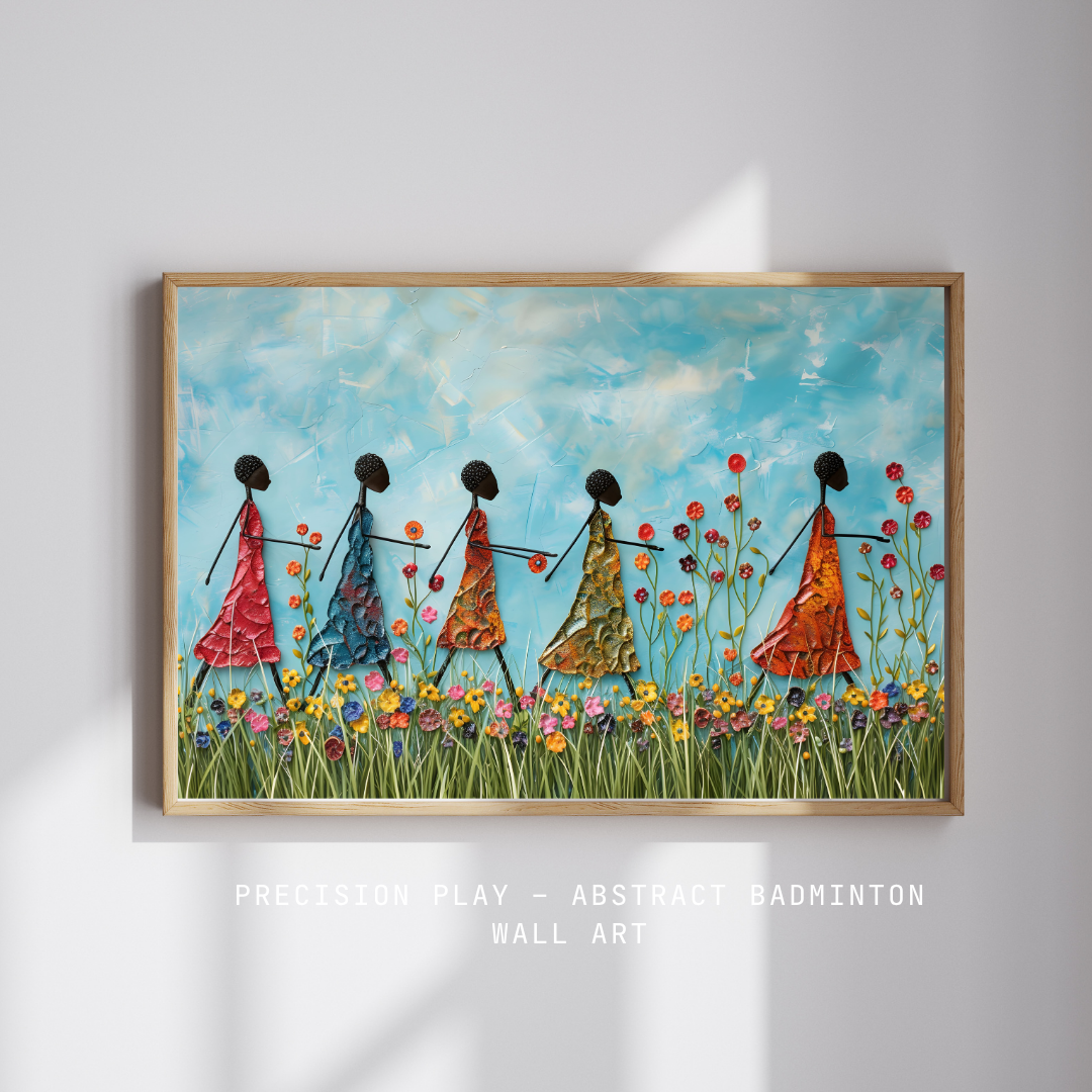Sisters of Spring – Afro-Boho Floral Wall Art