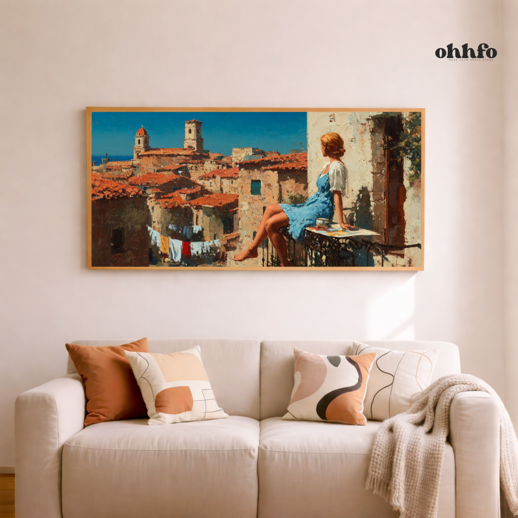 Mediterranean Balcony Wall Art
