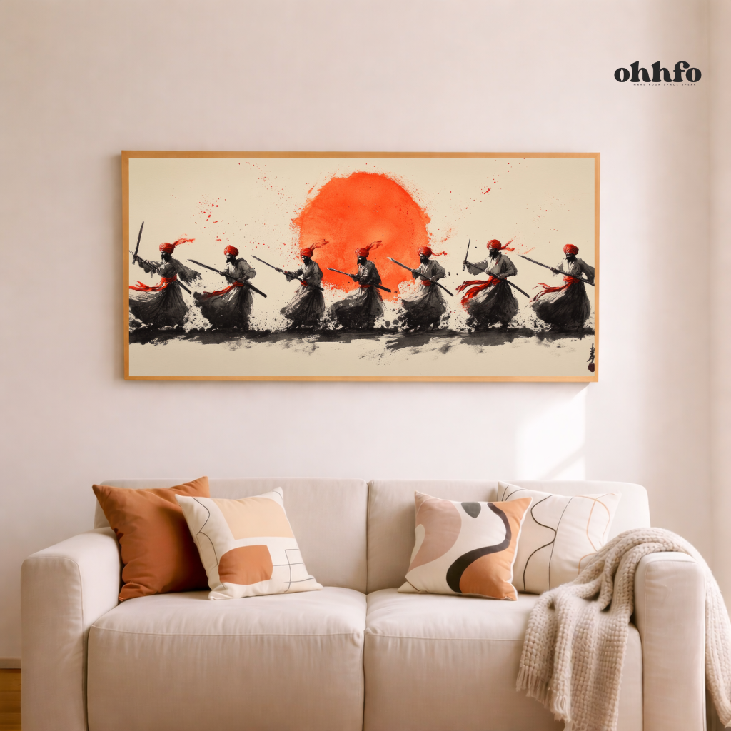 Kirpan Warriors of Sikh Heritage Wall Art