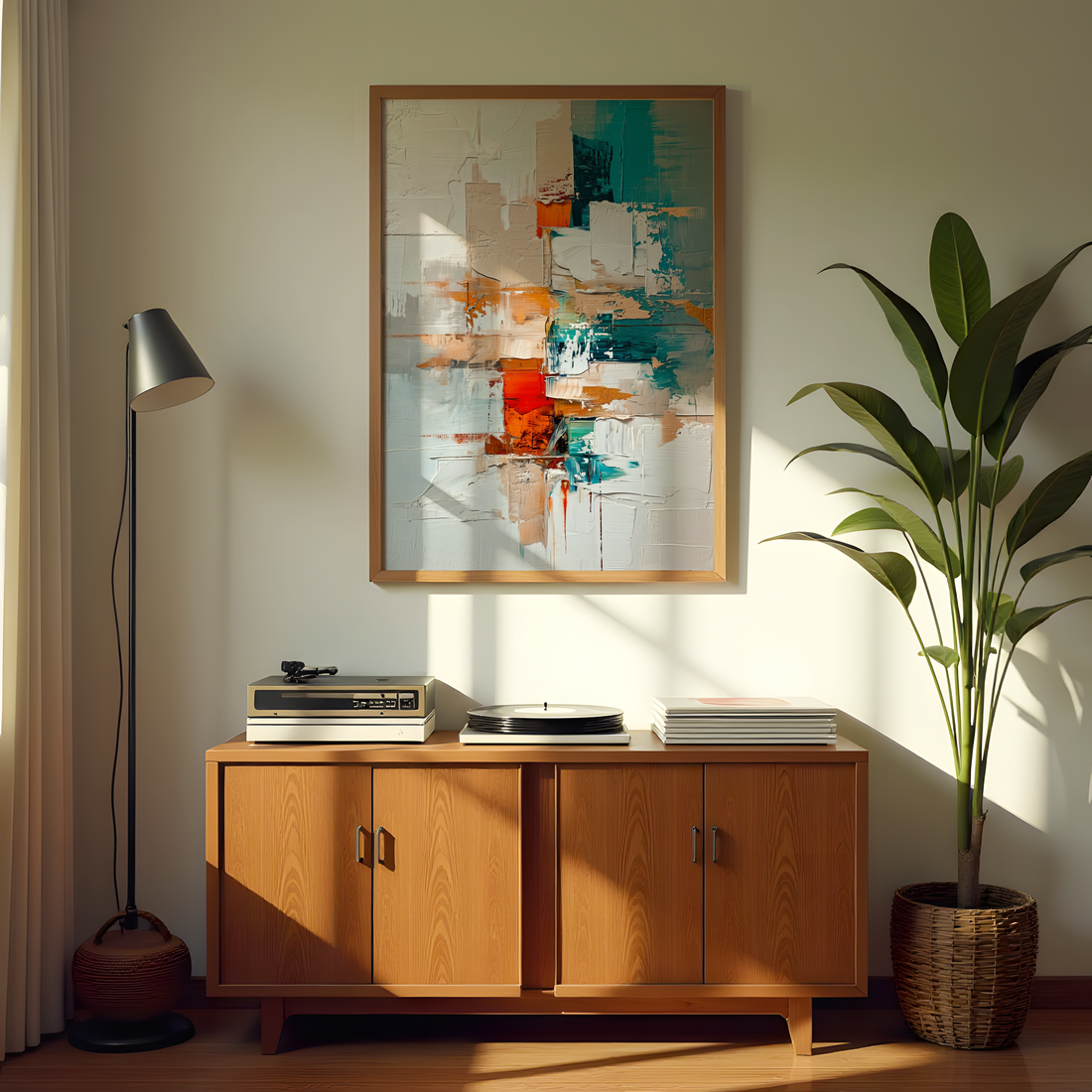 Minimalist abstract texture artwork for home and office décor