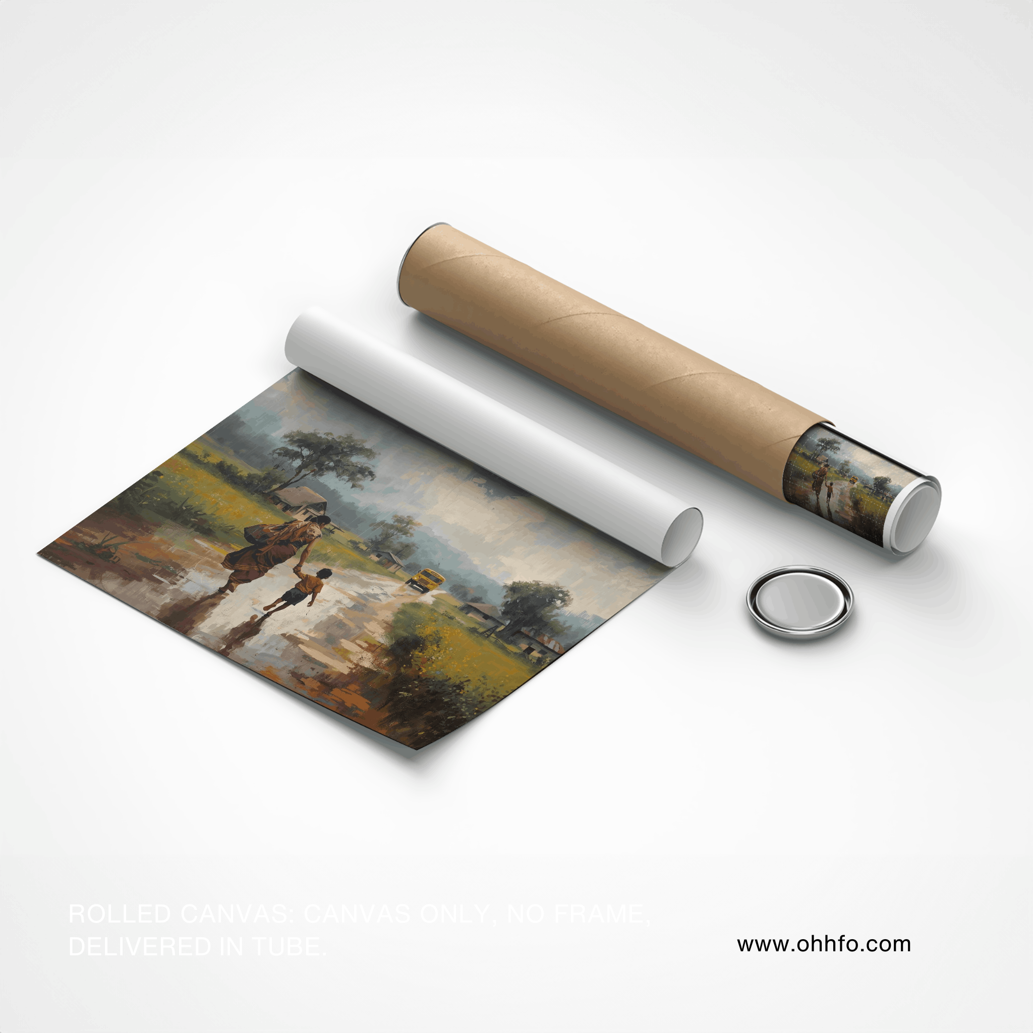 Mother’s Journey – Mother & Child Canvas Wall Art