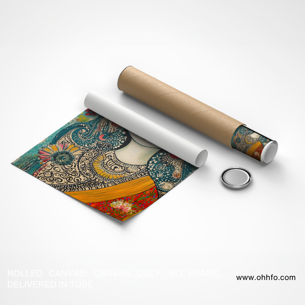 Goddess Canvas Wall Art – Indian Painting