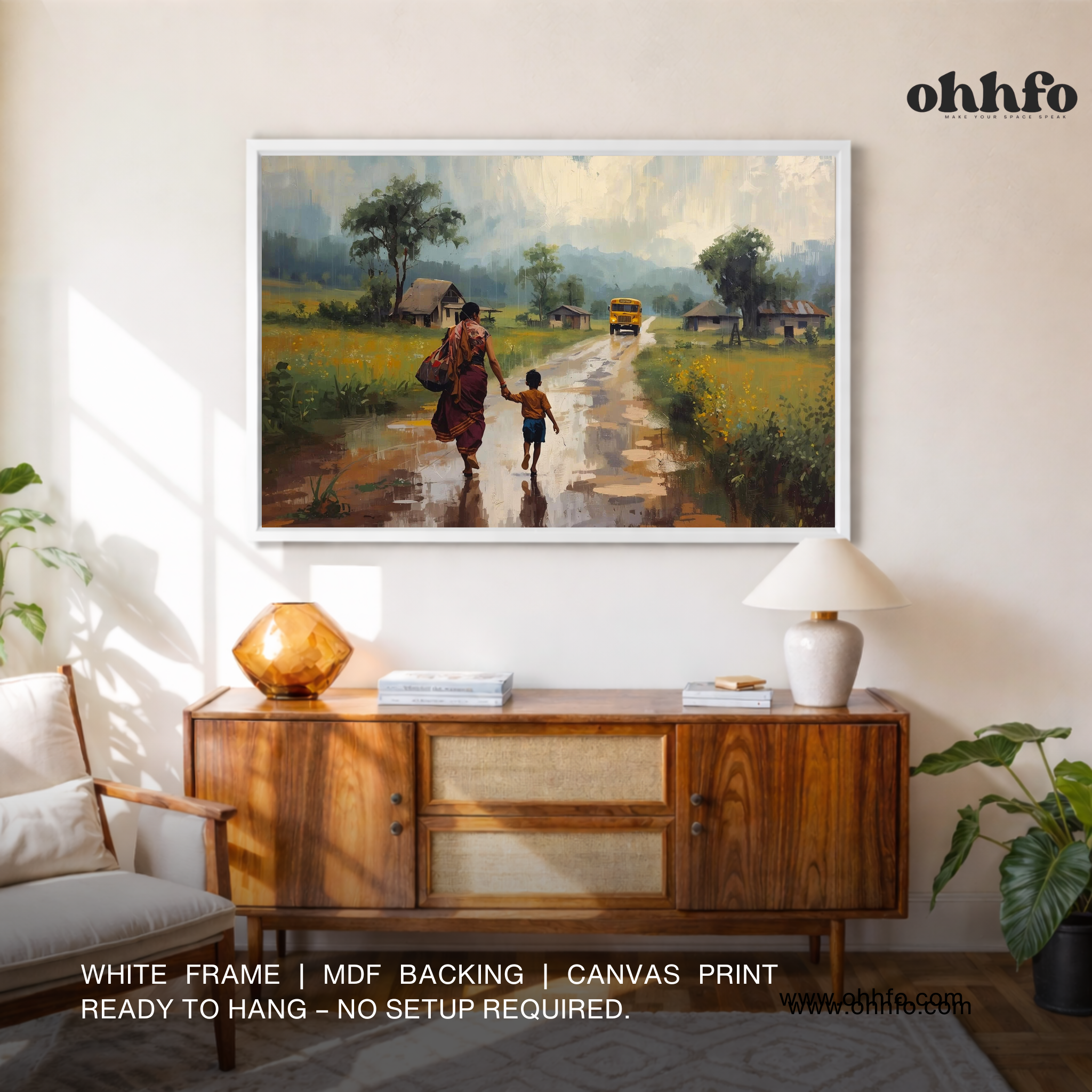 Mother’s Journey – Mother & Child Canvas Wall Art