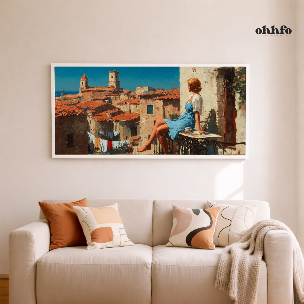 Mediterranean Balcony Wall Art