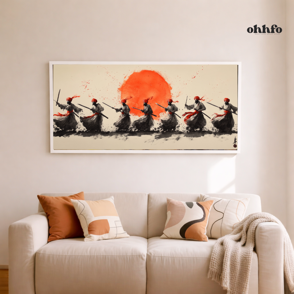 Kirpan Warriors of Sikh Heritage Wall Art